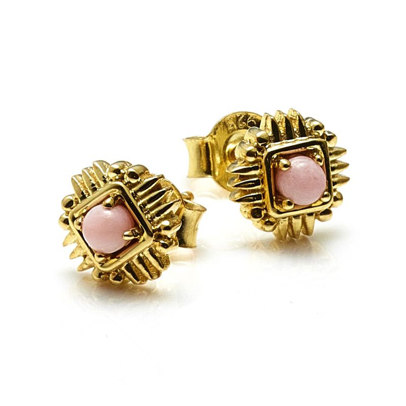 Silk & Steel x Ballantynes Petite Opal Studs image number 1